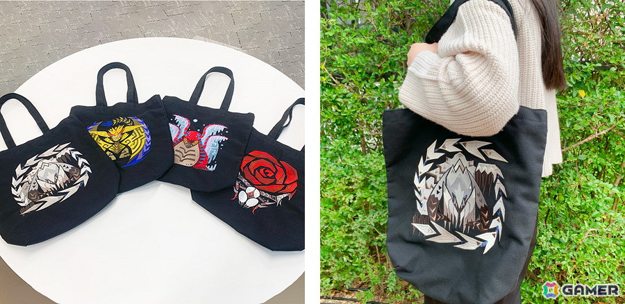 「モンスターハンターワイルズ」の「フード付きタオル」と「刺繍トートバッグ」が4月25日に発売!トートバッグはアルシュベルド、レ・ダウなど4種がラインアップの画像