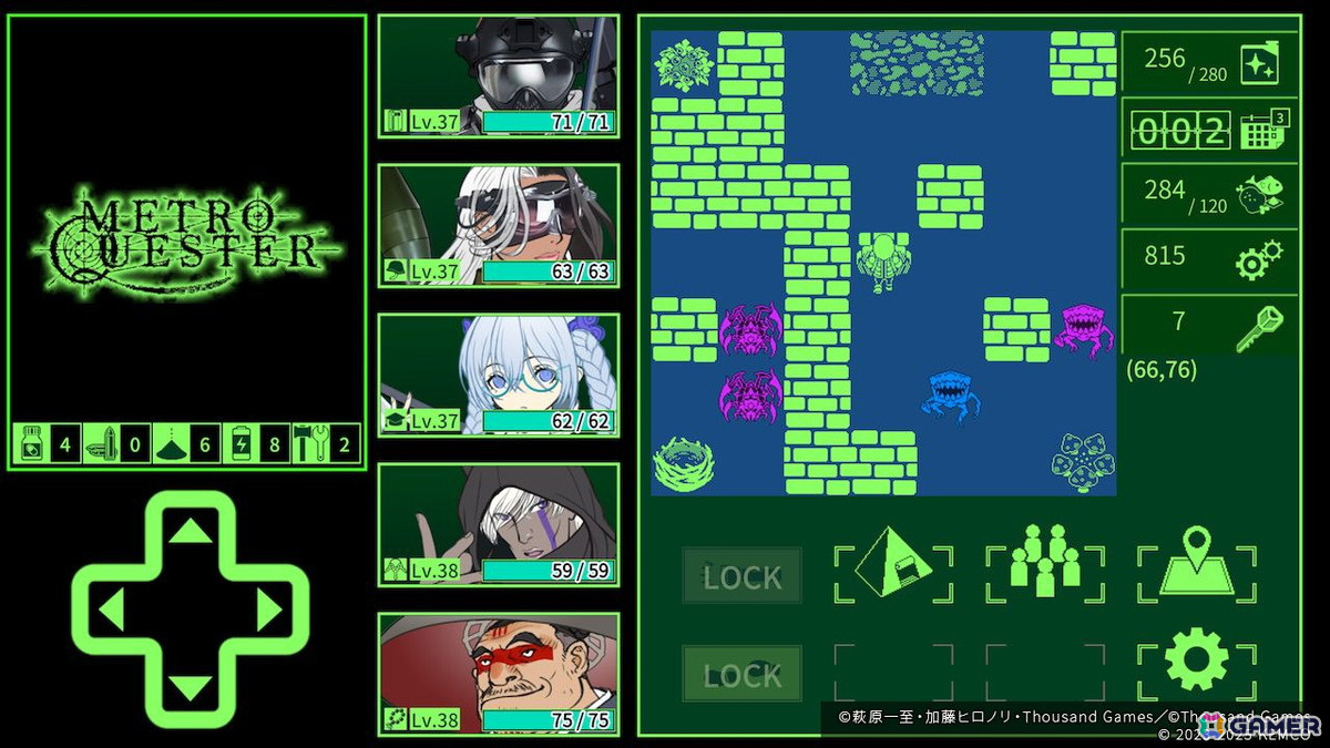 萩原一至氏が原案を務めた「METRO QUESTER」のiOS/Android版が配信！ハクスラ特化のダンジョンRPGがいつでもどこでもプレイ可能にの画像3