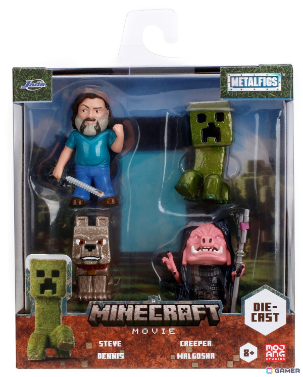 「マインクラフト／ザ・ムービー」公開記念でTOHOシネマズ限定販売のフィギュアセットが登場！ゲーム版と映画版の2種がラインナップの画像11