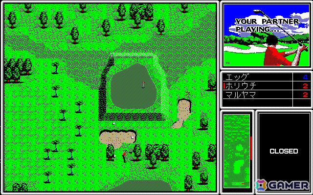 「ダブルイーグル（PC-9801・Windows11対応版）」がプロジェクトEGGで配信！全12コースを舞台に「PLAY GOLF」「GOLF LIFE」2種のモードが楽しめるの画像2
