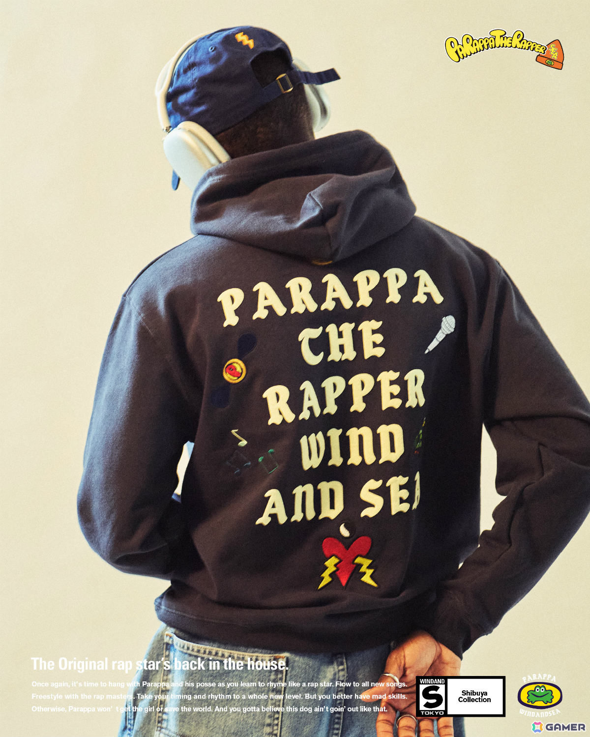 「パラッパラッパー」×WIND AND SEAのコラボアイテムが4月25日より開催される渋谷PARCOポップアップで先行発売！の画像6