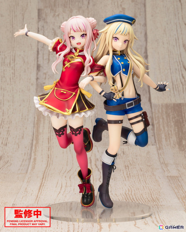 ヒメヒナの1/7スケールフィギュアが登場！田中ヒメさんと鈴木ヒナさんの二人が腕を組み、今にも仲良く飛び出してきそうな姿で立体化の画像