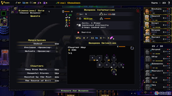 一時停止中にコンボを叩き込むダンジョン探索ローグライク「Escape the Mad Empire」の早期アクセス版がリリース！の画像