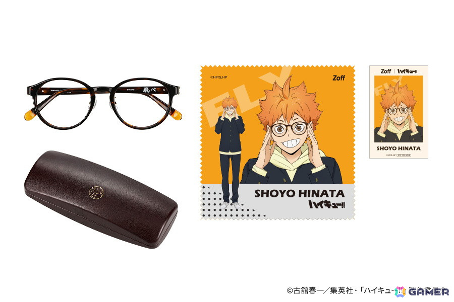 「Zoff」×アニメ「ハイキュー!!」コラボメガネの受注販売がスタート!メガネ姿の描き下ろしビジュアルやフレームデザインも公開にの画像