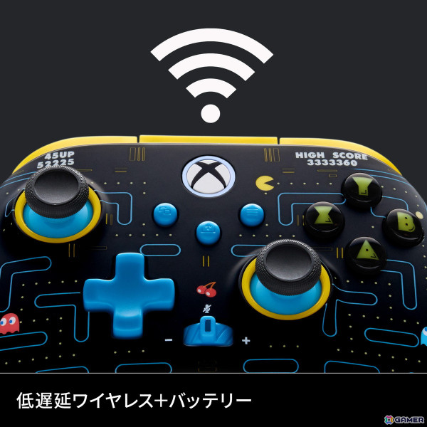 PowerAより「パックマン」の45周年を記念したXboxコントローラーが4月25日に発売！蓄光やブラック・UVライトで発光する特別仕様にの画像5