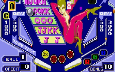 「アーケードアーカイブス ピンボールアクション」がPS4/Switchで4月24日に配信！台を揺らすテクニックでボールをコントロールしよう