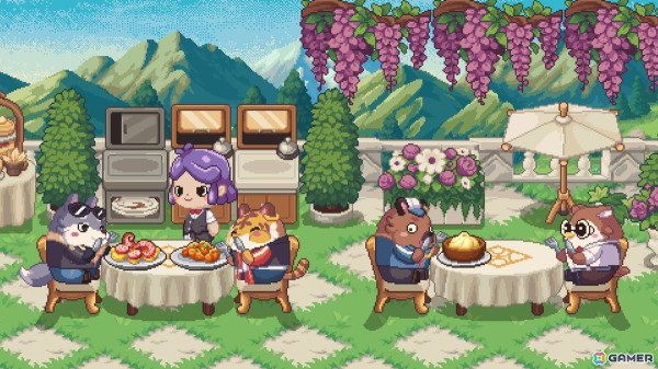 YouTube、Twitchに対応の“コメントでつながる”カフェ経営放置ゲーム「月曜が来ないカフェ」がSteamで2025年内に発売！の画像