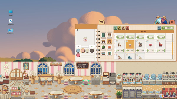 YouTube、Twitchに対応の“コメントでつながる”カフェ経営放置ゲーム「月曜が来ないカフェ」がSteamで2025年内に発売！の画像