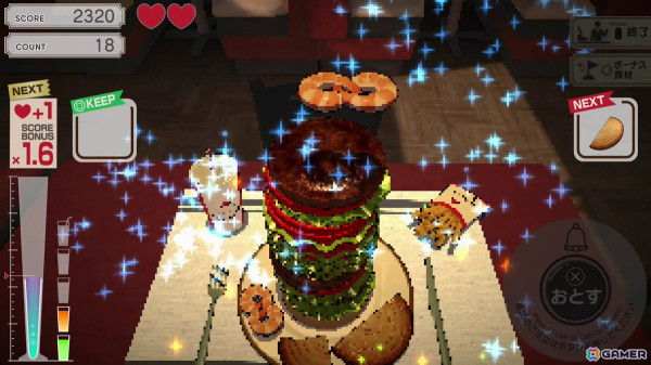 MAGES.の新作はまさかのパズルゲーム！食材を盛って盛って盛りまくる「爆盛食堂」がPS5/PS4/Switchで配信の画像13