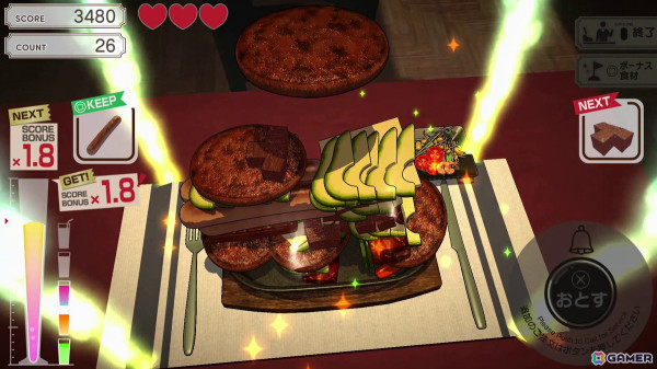 MAGES.の新作はまさかのパズルゲーム！食材を盛って盛って盛りまくる「爆盛食堂」がPS5/PS4/Switchで配信の画像4