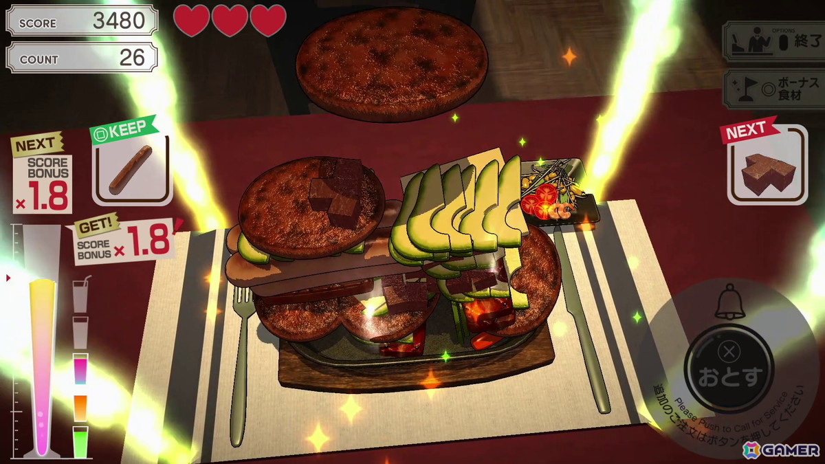 MAGES.の新作はまさかのパズルゲーム！食材を盛って盛って盛りまくる「爆盛食堂」がPS5/PS4/Switchで配信の画像4