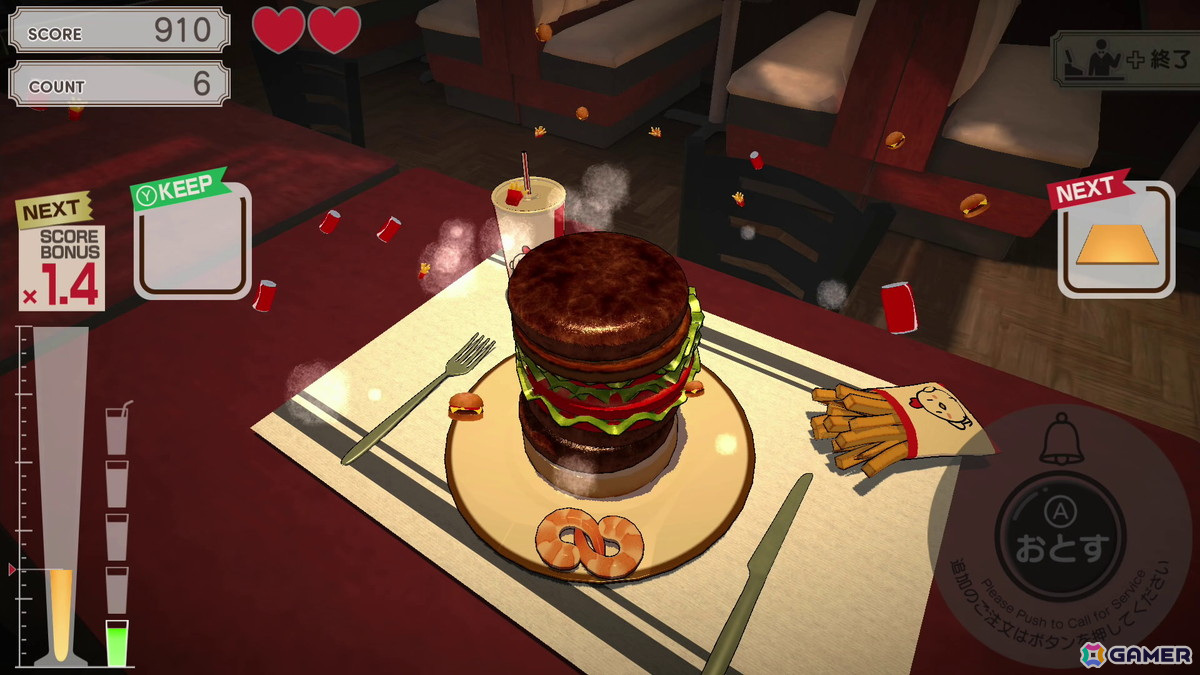 MAGES.の新作はまさかのパズルゲーム！食材を盛って盛って盛りまくる「爆盛食堂」がPS5/PS4/Switchで配信の画像6