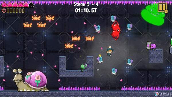 “おなら”で飛び敵を倒す高難易度アクションシューティング「BooBooBooster」がSteamでリリース！の画像3