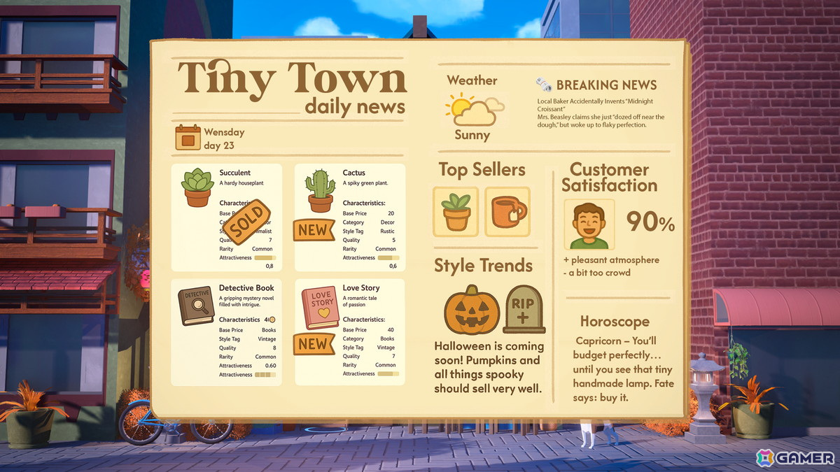 小さなお店経営シミュレーション「Tiny Shop: Make It Cozy」が発表――建築家ロスティスラフ・ニコラエフ氏のインディーゲームスタジオScore Board Gamesによる開発の画像2
