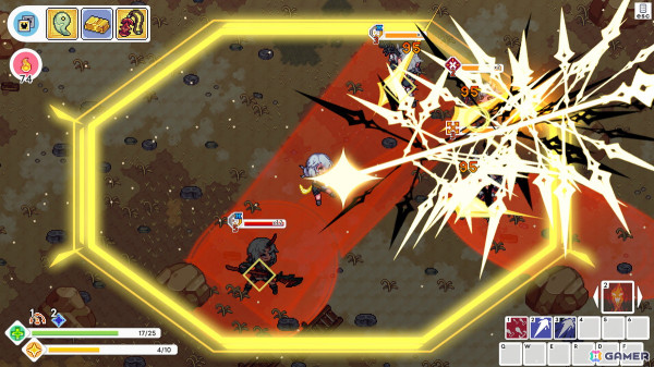 神・シグナが敵を蹴散らすファンタジーSRPG「シグナノタ」がSteamで本日配信！ピクセルアートやビリヤードのようなバトルシステムが魅力の画像