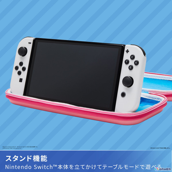 PowerAよりにっこり顔のカービィがデザインされたSwitch用ケースが4月27日に発売!ゲームカードは9枚まで収納可能の画像