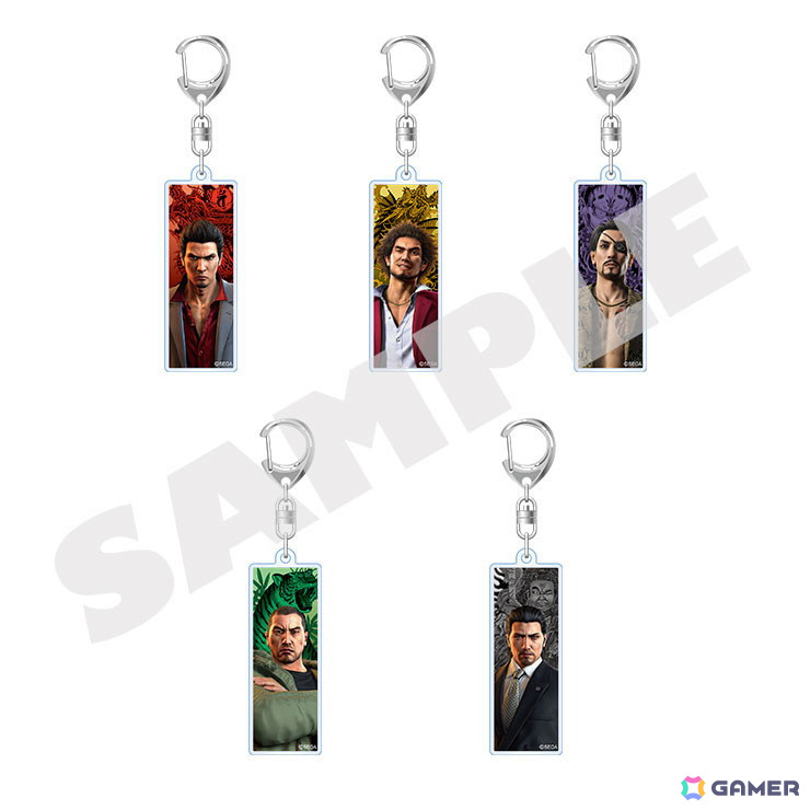 龍が如く×歌舞伎町探偵セブン コラボ限定缶バッジ アクリルキーホルダー 真島吾朗 新宿・歌舞伎町の「龍が如く」グッズ自動販売機に4月27日より新商品が