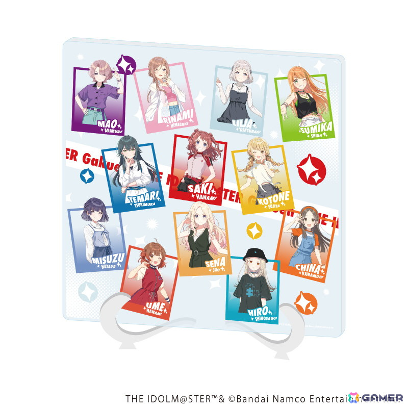 「学マス」ストリートファッションに身を包む12人の描き下ろしイラストグッズが登場するPOP UP SHOPが開始!の画像