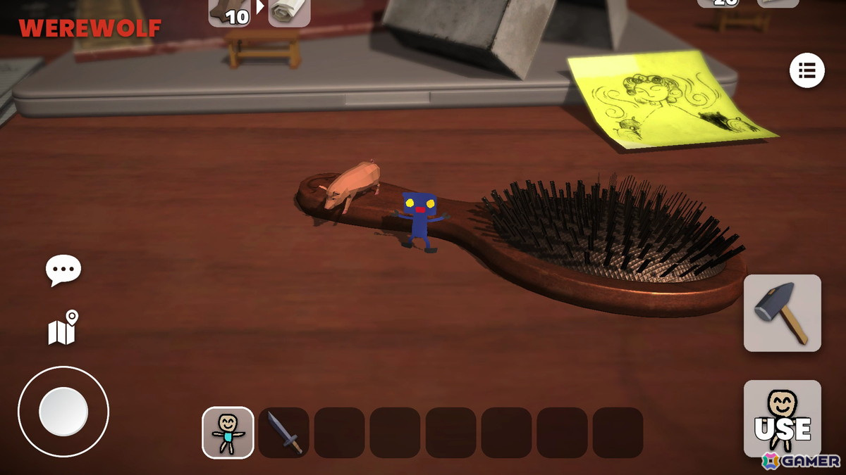 描いたラクガキを操作できる人狼ゲーム「ラクガキ人狼」が発表――人狼は村人を模写することで擬態が可能の画像