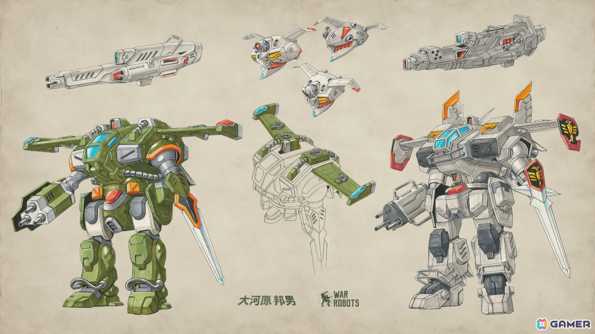 「War Robots」が「機動戦士ガンダム」などで知られるメカデザイナー・大河原邦男氏とコラボ!イベント「MECHA Raider S.W.O.R.D.」が5月20日より実施の画像
