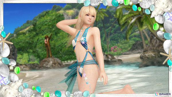 「DEAD OR ALIVE XVV」貝殻がデコレーションされた爽やかなSSR水着「ラグーン・シェル」が登場！最大140連ガチャ無料のキャンペーンもの画像