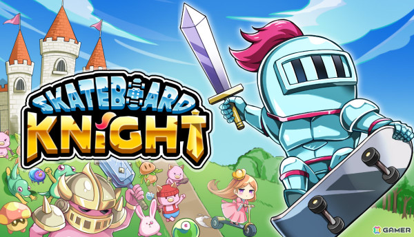 スケボーに乗ってゆるっと世界を救うアクションRPG風ローグライト「Skateboard Knight / スケボーナイト」が2026年にリリース！の画像1