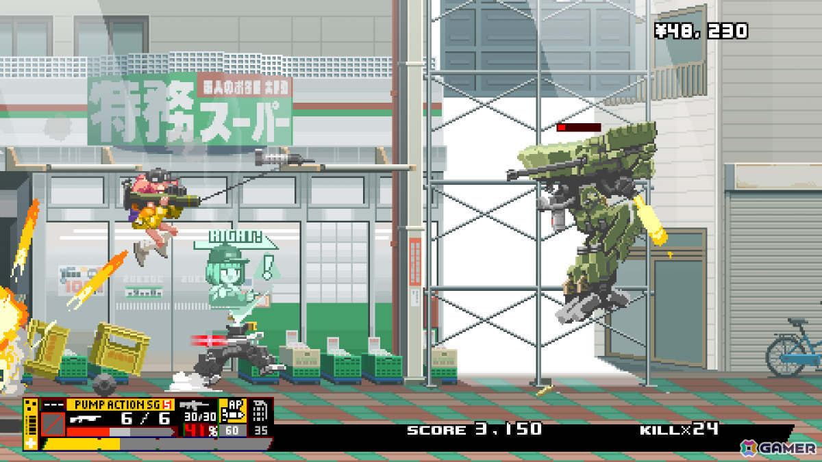 美少女2Dサイドビュー・ガンアクション「Nitro Express」の発売日が5月19日に決定！新たなキーアート＆トレーラーも公開の画像7