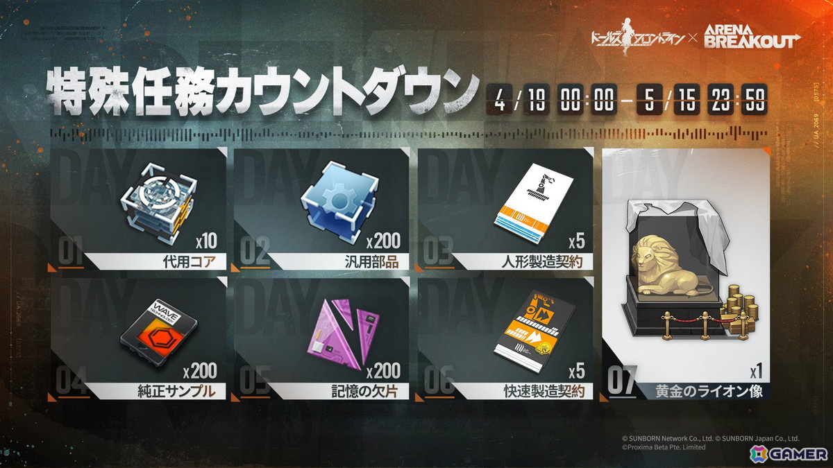 「ドルフロ」と「Arena Breakout」のコラボイベントが開始！コラボ限定人形「エビータ」と「ヘカテ」が登場の画像