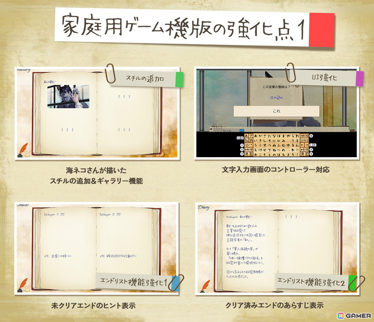 未知の言語を話す獣人との交流を描いたADV「ヘルメネウスの箱庭」のPS5/PS4/Switch版が発売!の画像