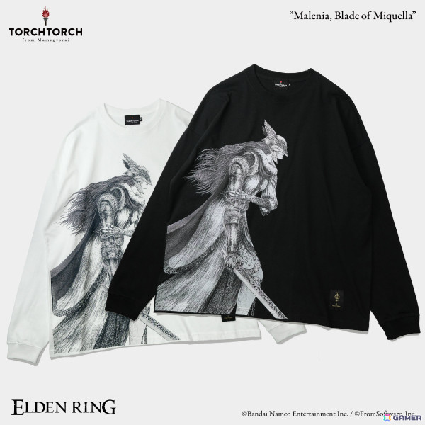 「ELDEN RING」マレニアのTシャツがTORCH TORCHより登場！フロム・ソフトウェアによる資料提供＆監修のもと細部まで耽美な筆致で表現の画像6