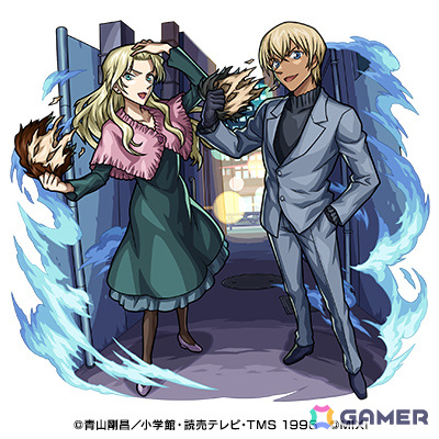 「モンスト」×アニメ「名探偵コナン」のコラボ第2弾が5月1日より開催!新一&蘭、平次&和葉、コナン&キッドなどが期間限定ガチャに新登場の画像