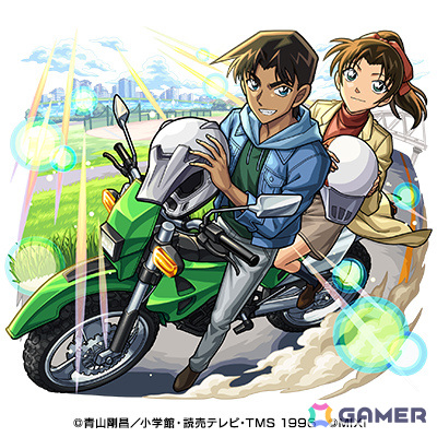 「モンスト」×アニメ「名探偵コナン」のコラボ第2弾が5月1日より開催!新一&蘭、平次&和葉、コナン&キッドなどが期間限定ガチャに新登場の画像