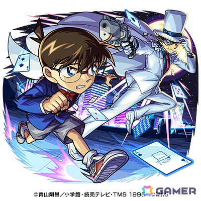 「モンスト」×アニメ「名探偵コナン」のコラボ第2弾が5月1日より開催!新一&蘭、平次&和葉、コナン&キッドなどが期間限定ガチャに新登場の画像