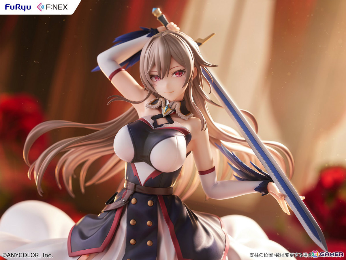 にじさんじのフレン・E・ルスタリオさんがオリジナルポーズでフィギュア化！長く大きな剣を構えた迫力ある立ち姿に注目の画像