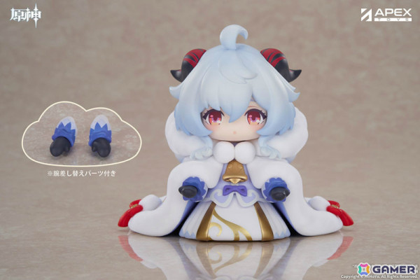「原神」閑雲のエピソードで登場した幼少期の甘雨がフィギュア化！幅約12cm×高さ約11cmのサイズで愛らしい姿を再現の画像11