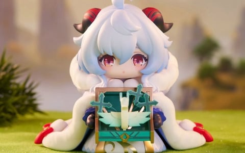 「原神」閑雲のエピソードで登場した幼少期の甘雨がフィギュア化！幅約12cm×高さ約11cmのサイズで愛らしい姿を再現