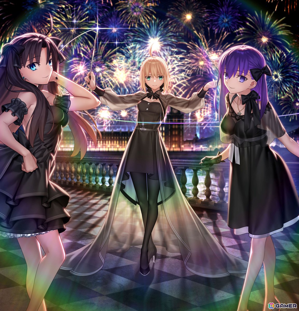 「Fate/stay night」20周年記念コンサート Finaleの武内崇氏描き下ろしキービジュアル「Heroines ver.」が公開!の画像