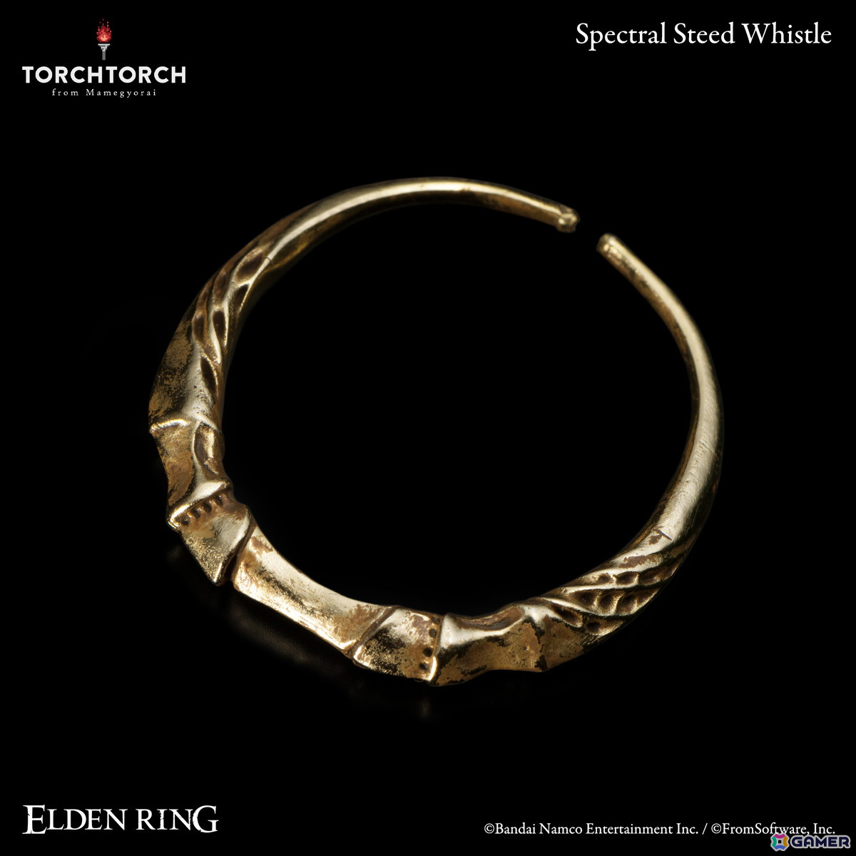 「ELDEN RING」のキーアイテム「霊馬の指笛」がフロム・ソフトウェアによる完全監修を受けたアクセサリーに！TORCH TORCHにて予約受付中の画像2