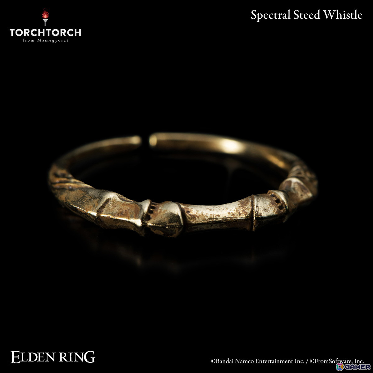 「ELDEN RING」のキーアイテム「霊馬の指笛」がフロム・ソフトウェアによる完全監修を受けたアクセサリーに！TORCH TORCHにて予約受付中の画像4