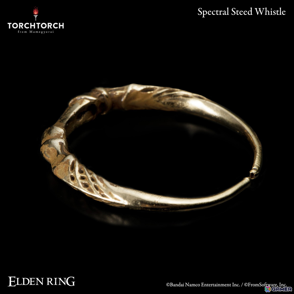 「ELDEN RING」のキーアイテム「霊馬の指笛」がフロム・ソフトウェアによる完全監修を受けたアクセサリーに！TORCH TORCHにて予約受付中の画像5