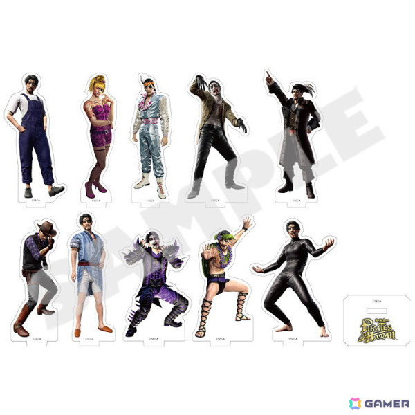 「龍が如く8外伝」真島吾朗のコーディネート衣装がアクリルスタンドコレクション/缶バッジコレクションで登場！の画像2