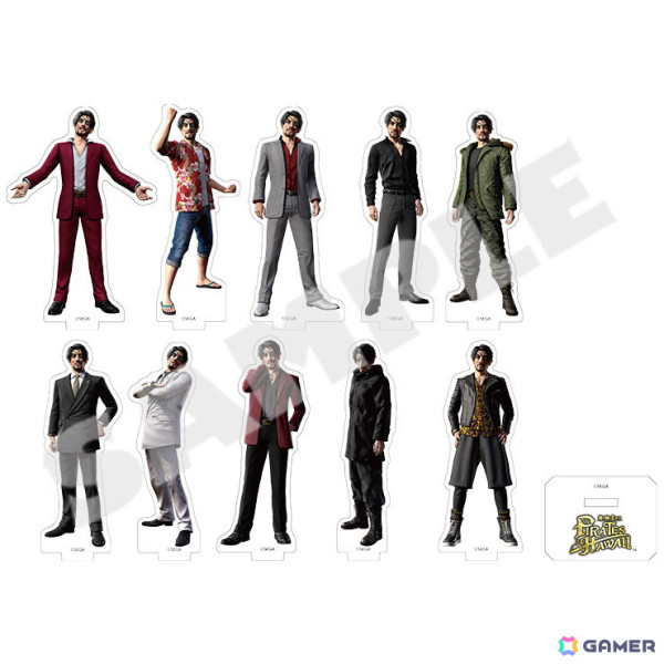 「龍が如く8外伝」真島吾朗のコーディネート衣装がアクリルスタンドコレクション/缶バッジコレクションで登場！の画像3
