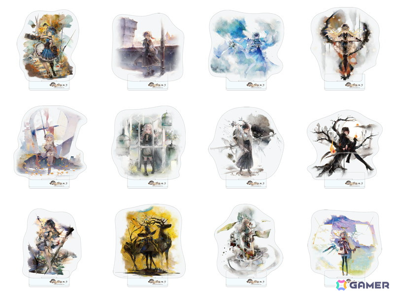 「メメントモリ Art Shop」第3回が名古屋で開催決定!アクリルスタンド、缶バッジにキャラクターのラインナップが追加の画像