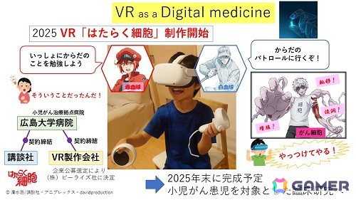 医療向けVRゲーム「VRはたらく細胞」の開発にビーライズが参画!小児がん患者の治療への理解を深めることを目的に広島大学病院と共同開発の画像