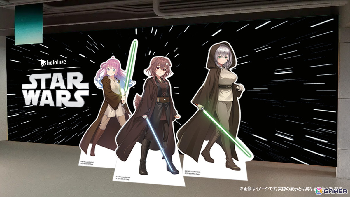 「ホロライブ」所属の戌神ころねさん、白銀ノエルさん、姫森ルーナさんによる「スター・ウォーズ」のスペシャル応援プロジェクトが実施!特別番組や展示イベントなどの画像
