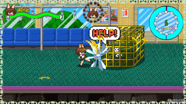 血沸きネコ踊る90年代風ベルトスクロールアクション「ネコパワー!やちよ」のSteamページが公開!の画像