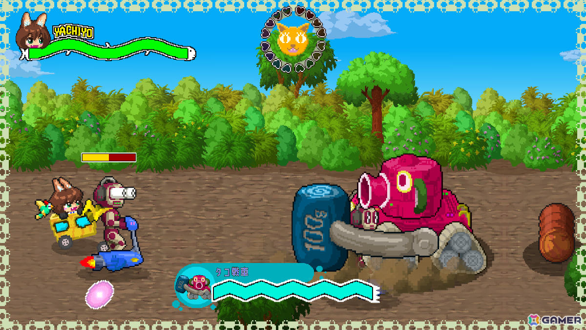 血沸きネコ踊る90年代風ベルトスクロールアクション「ネコパワー！やちよ」のSteamページが公開！の画像6