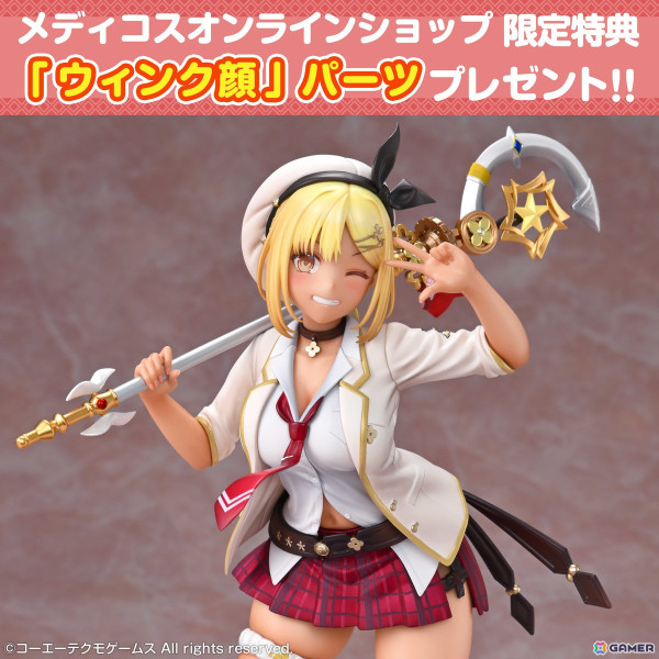 「レスレリアーナのアトリエ」のイベント「レスレリ学園」に登場した金髪ギャル姿のライザが1/7スケールフィギュアになって登場！予約受付も実施中の画像