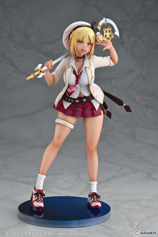 「レスレリアーナのアトリエ」のイベント「レスレリ学園」に登場した金髪ギャル姿のライザが1/7スケールフィギュアになって登場！予約受付も実施中の画像