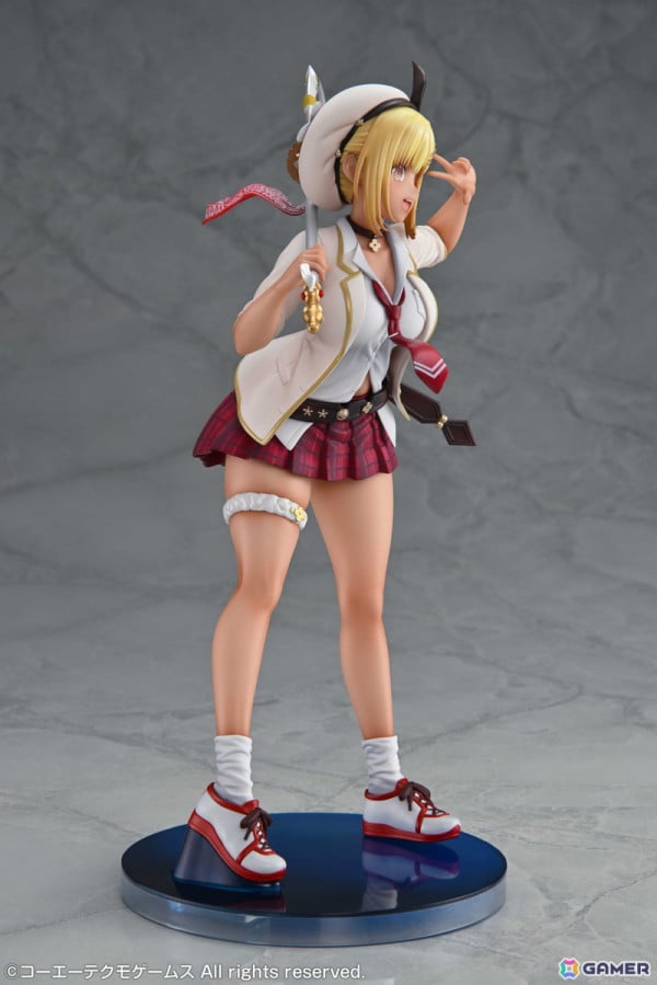 「レスレリアーナのアトリエ」のイベント「レスレリ学園」に登場した金髪ギャル姿のライザが1/7スケールフィギュアになって登場！予約受付も実施中の画像